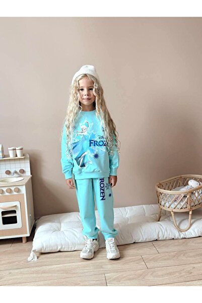 MİLAYS LİFE HOME COLLECTİON Set de trening de iarnă pentru fetiță, bumbac 100% fire, bumbac moale culori