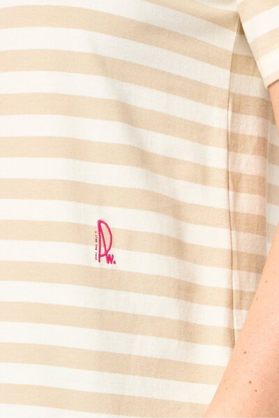 G-STAR RAW Women Crew Neck Short Sleeve Stripe T-Shirt, Multicolor