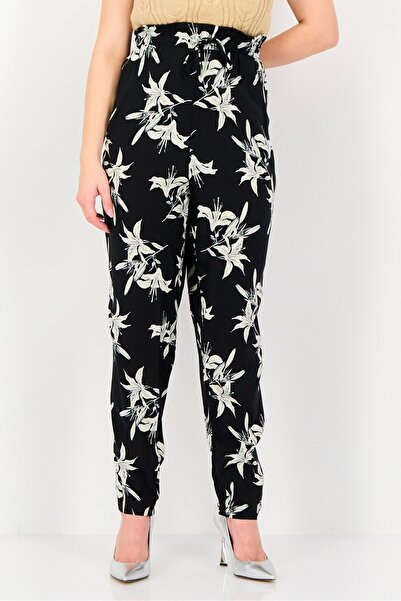 DOROTHY PERKINS Women Regular Fit Floral Print Straight Leg Pants, Multicolor