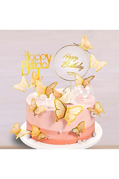 WOMEN 'S HEART GOLD KELEBEK SÜS 42 ADET