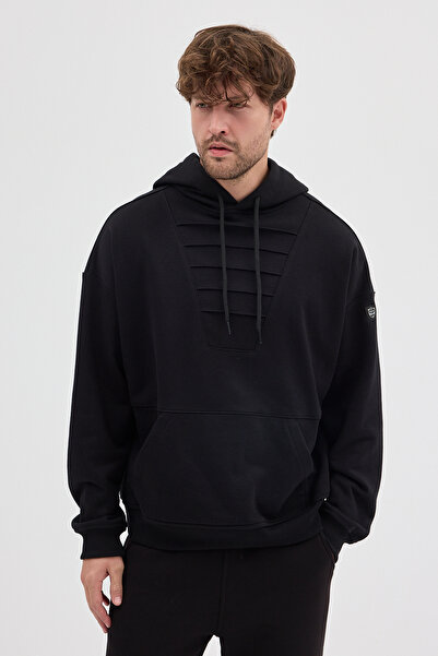 Hoodraze Φούτερ Unisex Άνετο και Φαρδύ Κοστούμιας Φούτερ με κουκούλα