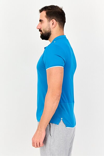 Asics Men Sportswear Fit Short Sleeve Training Polo Shirt, Dark Blue