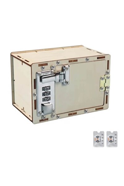 UnderShop Educational DIY Mechanical Piggy Bank with Combination Lock 13x8.5x9 cm 12+