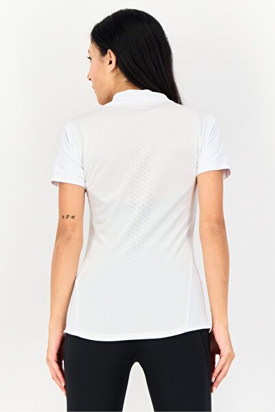 Asics Women Sportswear Fit Brand Logo Short Sleeve Tennis T-Shirt, White