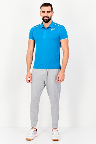 Asics Men Sportswear Fit Short Sleeve Training Polo Shirt, Dark Blue