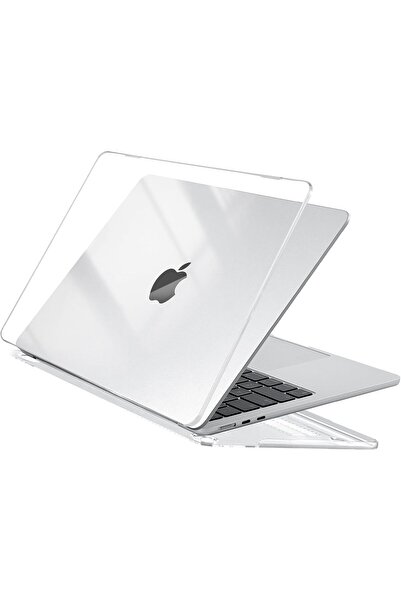 EooCoo Case Compatible for New MacBook Air 15 inch M4/M3/M2 (A3241/A3114/A2941) - Crystal Clear