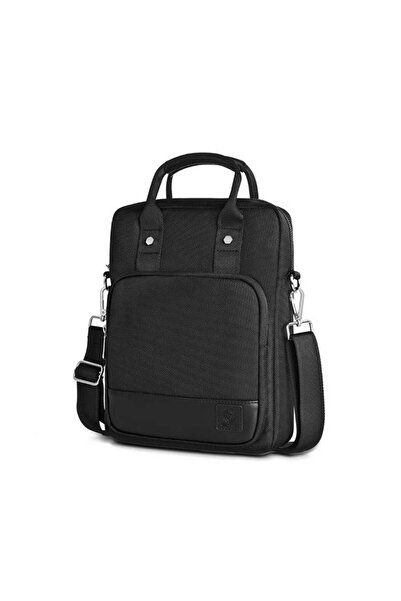 Green Lion حقيبة شنغهاي 11 بوصة - سوداء