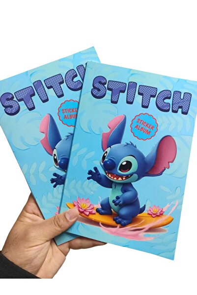 Emrah Gültekin ألبوم ملصقات ستيتش يحتوي على أكثر من 250 مجموعة ملصقات ملونة في عبوة هدايا