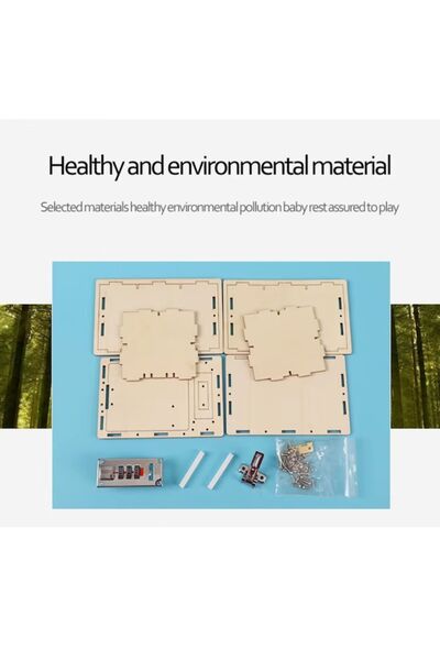 UnderShop Educational DIY Mechanical Piggy Bank with Combination Lock 13x8.5x9 cm 12+