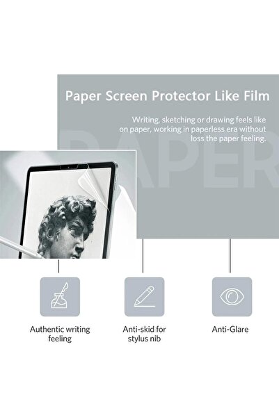 Other واقي شاشة QIXUZENI لجهاز Honor Pad 10 12.1 بوصة (2025) - عبوة من قطعتين، يشبه الورق، مضاد للتوهج، مقاوم للخدش