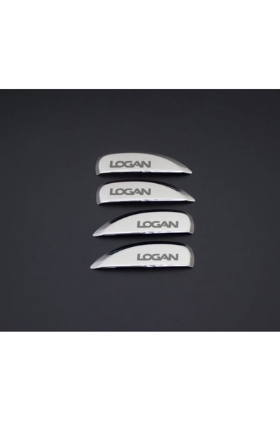 CarEste DACIA LOGAN MCV YAZILI KROM KAPI KOLU 2013 VE ÜZERİ 4 prç.