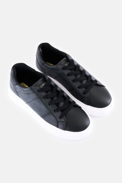 Nine West Women Lace Up Casual Shoes, Black