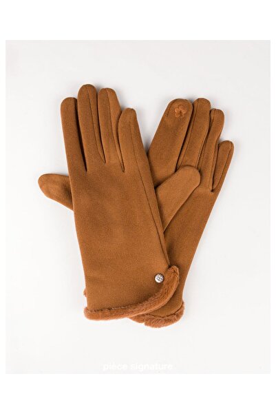 PIECE SIGNATURE قفازات فاخرة للنساء (95% بوليستر 5% سباندكس)