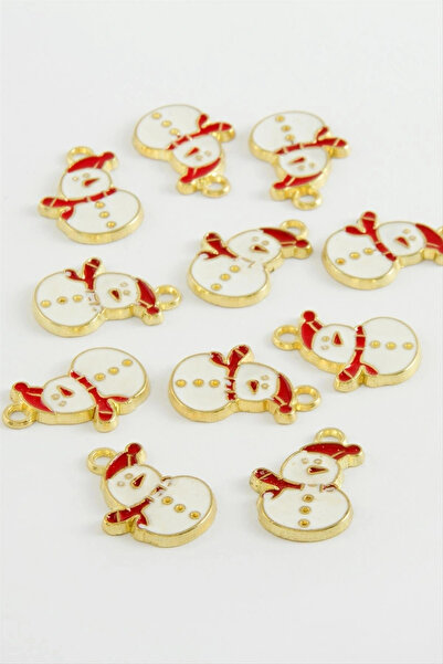 Genel Markalar BUĞZ Kardan Adam Yılbaşı Mineli Kolye Ucu 1 Adet