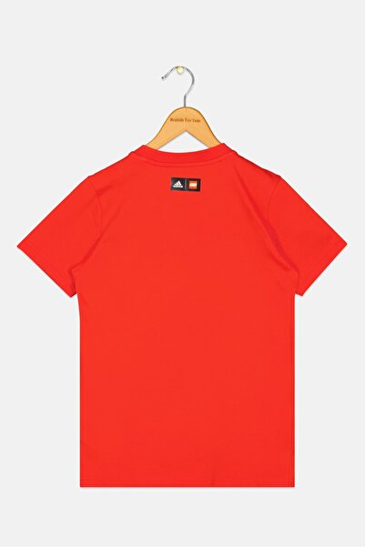 adidas x Lego Kids Boy Short Sleeve Outdoor T-shirt, Red