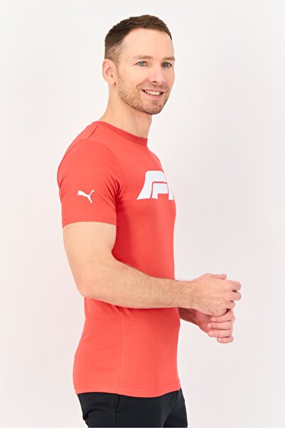 Puma Men Sportswear Fit Short Sleeve Outdoor T-Shirt, Red