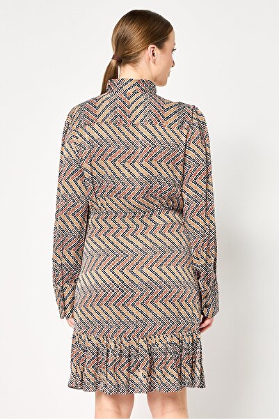 SANDRO Women Allover Print Mini Dress, Multicolor