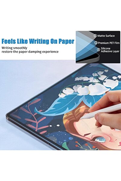 007 واقي شاشة Kejuthrv غير لامع مضاد للخدش ومقاوم للتوهج يشبه الورق لجهاز Hua...