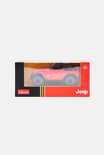 Rastar Jeep Wrangler Rubicon Scale 1/43 Die Cast Car, Red