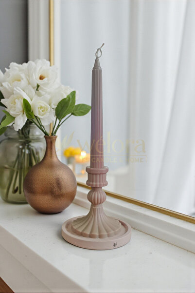 FS CANDLE & HOME Decoration - Accesories wélora Şamdan Mum, Tek Parça, Özgün ...