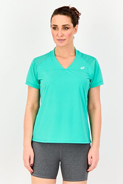 Asics Women Sportswear Fit Short Sleeve Tennis T-Shirt, Mint Green