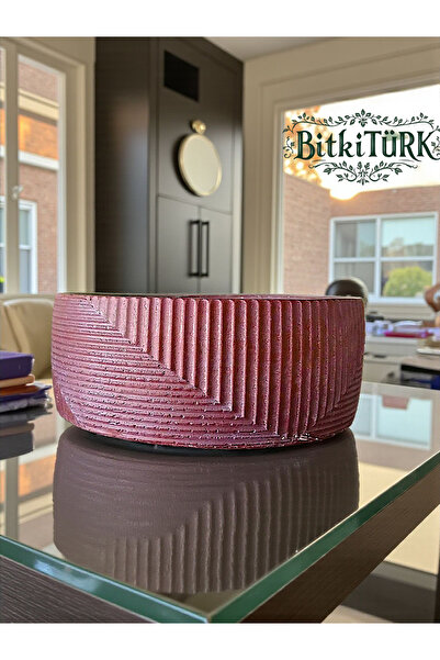 BitkiTÜRK Antik Mısır Dizayn Beton Saksı Bonsai&Çiçek Saksısı