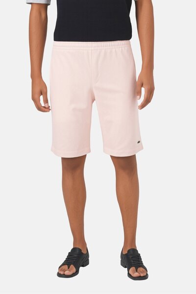 Lacoste Men Regular Fit Embroidered Logo Basic Shorts, Pink