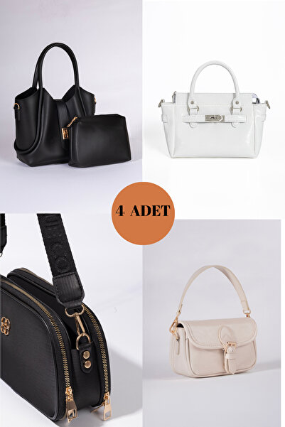 macsoo 4'lü Set Kadın El Ve Omuz Çantası