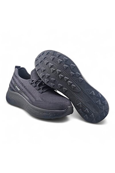Stone Lightweight Knitted Sneakers