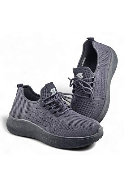 Stone Lightweight Knitted Sneakers