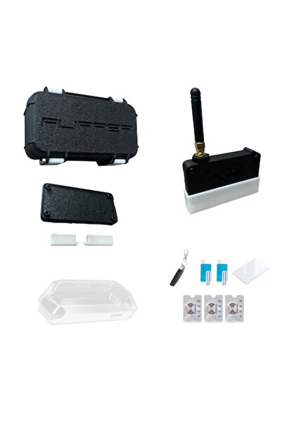 UnderShop Flipper Zero Accessories Set: Silicone Case, V12 Transport Box, Wi‑Fi Board Case, 433MHz Remote