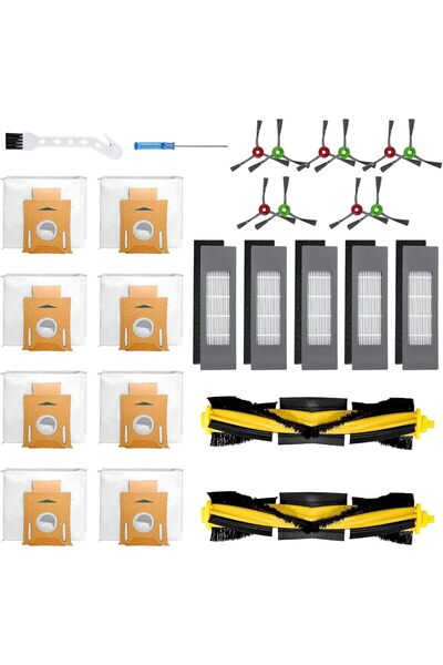 Generic DEEBOT T8 N8 Replacement Parts for ECOVACS Deebot (Dust-Bags, Main Brush, Side Brushes, HEPA Filters