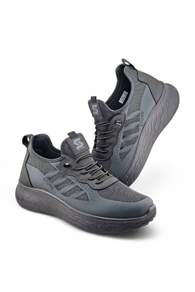 Stone Lightweight Knitted Sneakers