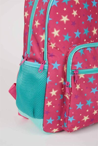 DeFacto Σχολικό σακίδιο πλάτης για κορίτσια με τύπωμα (ΝΣ)