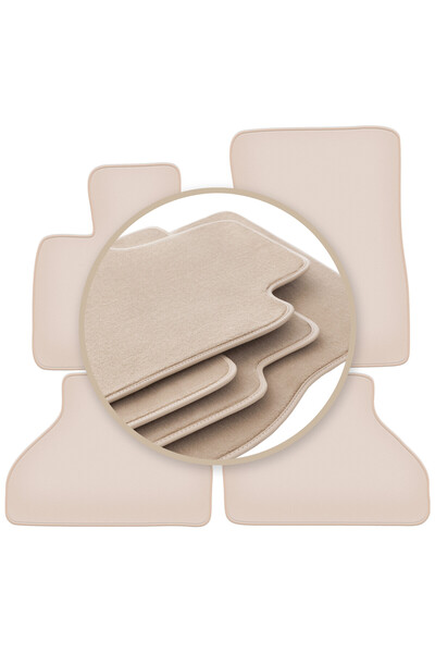 Other Covorașe auto PREMIUM bej pentru: BMW X6 E71 SUV 2008-2014