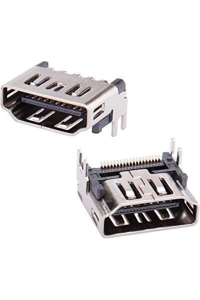 Generic Replacement HDMI Port for Sony PlayStation 5 - Terevi, Silver (2 pieces)