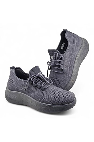 Stone Lightweight Knitted Sneakers