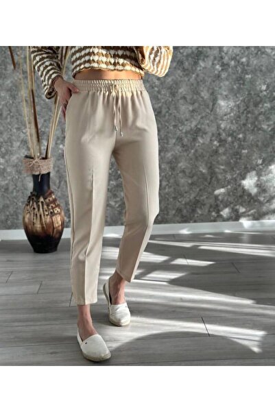 AXXAN Ženske pantalone od dvoslojnog materijala sa elastičnim pojasom Sa džep...