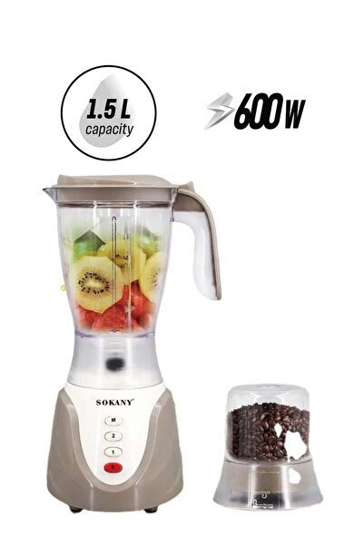 SOKANY Blender & Grinder 1.5 Liters 600 Watts SK-158