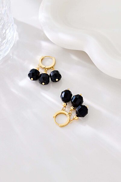 FAYRA ACCESSORIES أقراط من حجر السبج الطبيعي