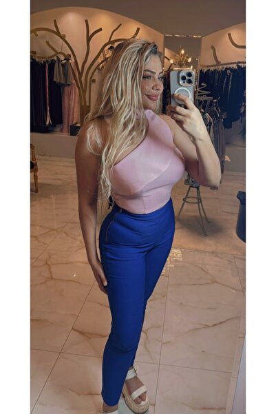 Maison MeDa Fabric Bustier with Halter Neck