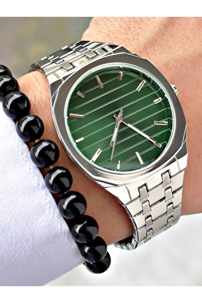 Tisaati Özel Lüks Seri Classic Tasarım Eşref Tek Saat Modeli Metal Kordon Erk...