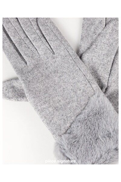 PIECE SIGNATURE قفازات فاخرة للنساء (95% بوليستر 5% سباندكس)