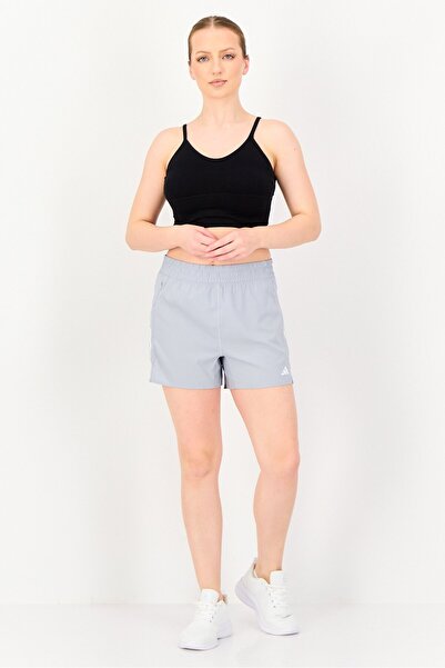 adidas Women 3 Inseam Regular Fit Running Shorts, Grey