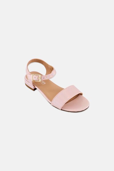Kenneth Cole Kids Girl Bella Raine Adjustable Buckle Closure Sandal, Pink