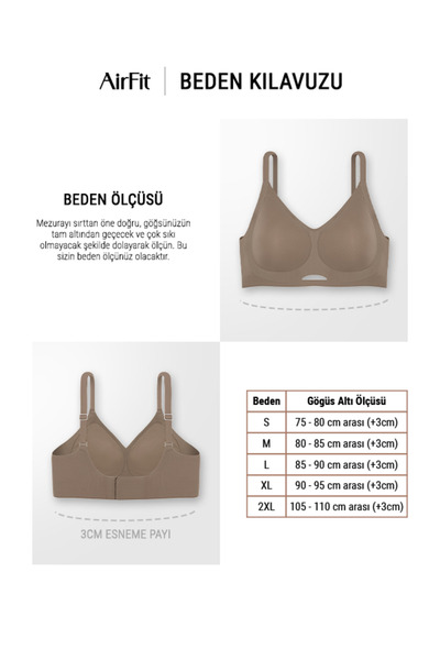 AUW Stitch-Free Invisible Bigsize Bra Without Underwire - Airfit