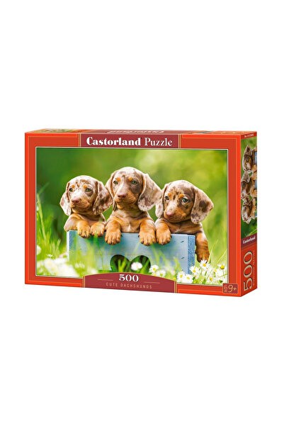 Castorland Puzzle 500 piese Teckeli drăguți 53605