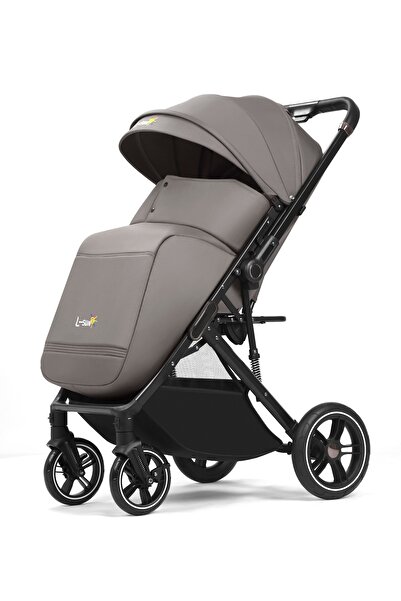 L-Sun Children's Sports Stroller, Folding Trolley, Adjustable Backrest with Sleeping Position, Cover and Bag