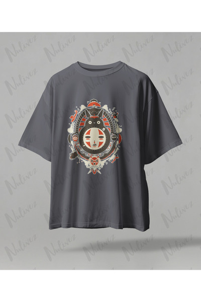 Nulivez تي شيرت Studio Ghibli My Neighbor Totoro Design مطبوع عالي الجودة للج...