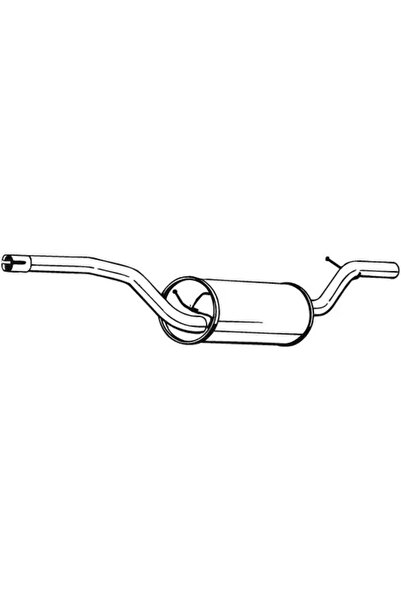 BOSAL Toba Esapamet Intermediara Ford C-Max/Focus 2 Volvo C30/C70 2/S40 2